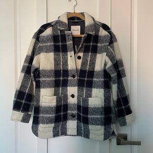 New Madewell Walton Shirt Jacket in Colleton Plaid